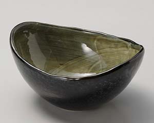 【まとめ買い10個セット品】和食器 ネ061-278 窯変楕円鉢【キャンセル/返品不可】【メイチョー】