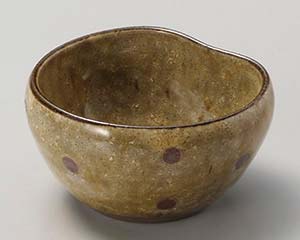 【まとめ買い10個セット品】和食器 イ063-038 黒土一つ押し黄小鉢【キャンセル/返品不可】【メイチョー】