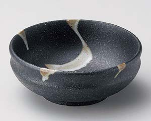 【まとめ買い10個セット品】和食器 イ066-368 黒白流小鉢【キャンセル/返品不可】【メイチョー】