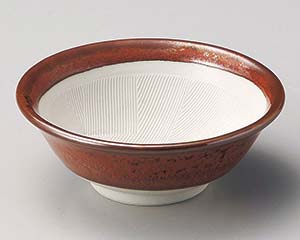 【まとめ買い10個セット品】和食器 ト067-268 赤3.5スリ小付【キャンセル/返品不可】【メイチョー】