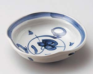 【まとめ買い10個セット品】和食器 オ071-098 呉須草花4.0小鉢【キャンセル/返品不可】【メイチョー】