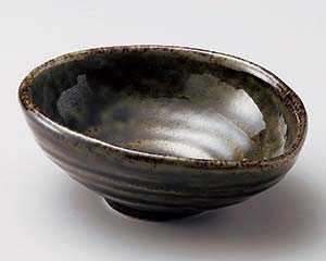 【まとめ買い10個セット品】和食器 イ071-058 匠織部たまご型4.0鉢【キャンセル/返品不可】【メイチョー】