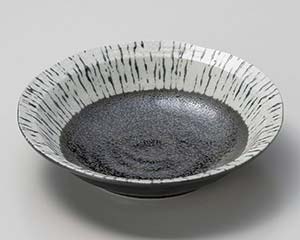 【まとめ買い10個セット品】和食器 イ074-698 黒釉かすり4.5鉢【キャンセル/返品不可】【メイチョー】