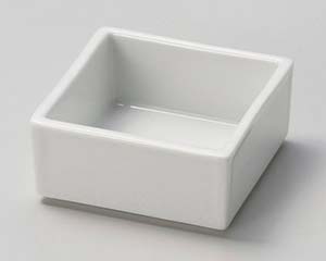 【まとめ買い10個セット品】和食器 カ079-108 白磁スタック角鉢【キャンセル/返品不可】【メイチョー】