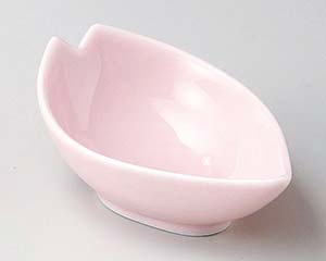 【まとめ買い10個セット品】和食器 ロ080-208 さくら型小付ピンク【キャンセル/返品不可】【メイチョー】