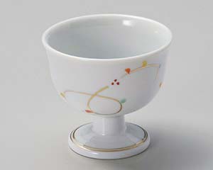 【まとめ買い10個セット品】和食器 ミ083-178 赤絵唐草高台珍味【キャンセル/返品不可】【メイチョー】