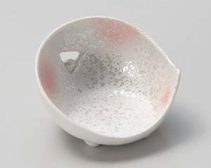 【まとめ買い10個セット品】和食器 キ084-198 ピンク吹ラスターミニミニかまくら型珍味【キャンセル/返品不可】【メイチョー】