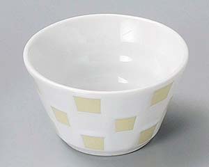 【まとめ買い10個セット品】和食器 ネ089-198 白四角模様丸珍味【キャンセル/返品不可】【メイチョー】