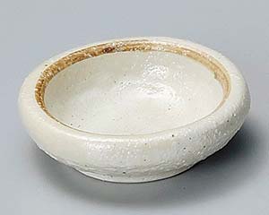 【まとめ買い10個セット品】和食器 ア089-308 粉引玉渕珍味【キャンセル/返品不可】【メイチョー】