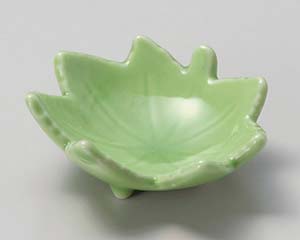 【まとめ買い10個セット品】和食器 カ086-428 ヒワ楓型珍味【キャンセル/返品不可】【メイチョー】