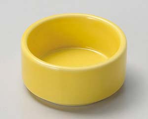 【まとめ買い10個セット品】和食器 チ089-258 黄丸切立珍味【キャンセル/返品不可】【メイチョー】