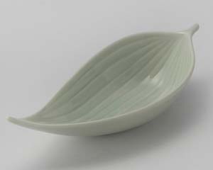 【まとめ買い10個セット品】和食器 チ091-038 ヒワ笹型小付【キャンセル/返品不可】【メイチョー】