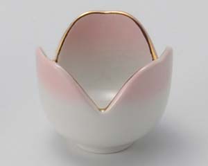 【まとめ買い10個セット品】和食器 タ090-468 ピンク吹三ツ山珍味【キャンセル/返品不可】【メイチョー】