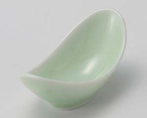 【まとめ買い10個セット品】和食器 ミ091-068 若草舟型珍味【キャンセル/返品不可】【メイチョー】