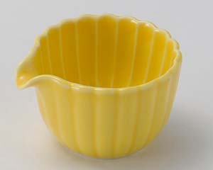 【まとめ買い10個セット品】和食器 チ092-298 黄菊型片口小付【キャンセル/返品不可】【メイチョー】