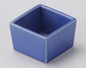 【まとめ買い10個セット品】和食器 ロ092-498 角珍味(ブルー)【キャンセル/返品不可】【メイチョー】