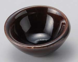 【まとめ買い10個セット品】和食器 カ092-048 アメ釉M型珍味【キャンセル/返品不可】【メイチョー】