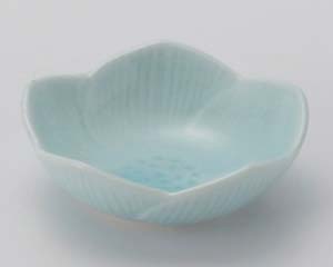 【まとめ買い10個セット品】和食器 カ091-568 青磁花型6.5cm珍味【キャンセル/返品不可】【メイチョー】