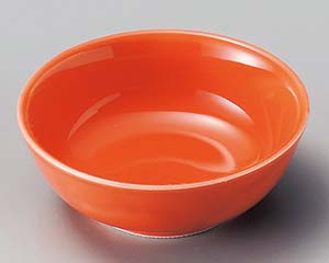 【まとめ買い10個セット品】和食器 ミ097-188 赤釉丸鉢【キャンセル/返品不可】【メイチョー】