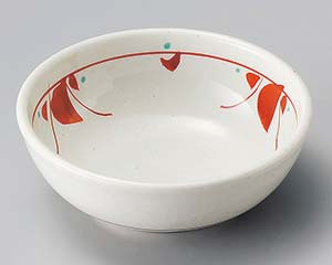 【まとめ買い10個セット品】和食器 ア097-218 手描き赤絵花紋小鉢【キャンセル/返品不可】【メイチョー】