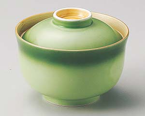 【まとめ買い10個セット品】和食器 ロ107-138 緑彩円菓子碗【キャンセル/返品不可】【メイチョー】