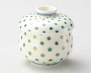 【まとめ買い10個セット品】和食器 ト110-158 銀彩 緑間取むし【キャンセル/返品不可】【メイチョー】