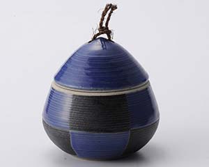 【まとめ買い10個セット品】和食器 ミ111-278 青市松クリむし碗(小)【キャンセル/返品不可】【メイチョー】