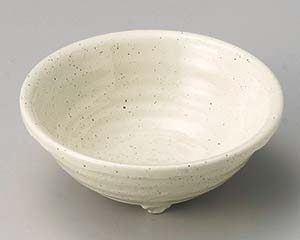 【まとめ買い10個セット品】和食器 ユ123-118 黄釉三ツ足4.0鉢【キャンセル/返品不可】【メイチョー】