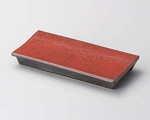 【まとめ買い10個セット品】和食器 ツ128-098 紅黒炭 レール(小)【キャンセル/返品不可】【メイチョー】