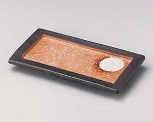 【まとめ買い10個セット品】和食器 ト126-158 黒土満月突出皿【キャンセル/返品不可】【メイチョー】