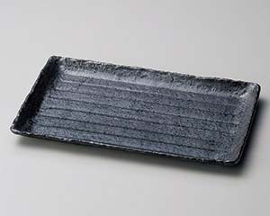 【まとめ買い10個セット品】和食器 ト166-048 黒釉NEWホッケ皿【キャンセル/返品不可】【メイチョー】