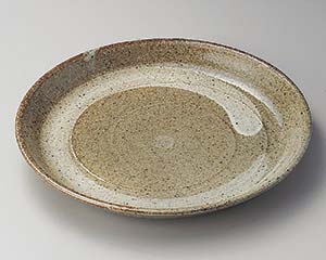 【まとめ買い10個セット品】和食器 ト173-068 白刷毛土灰釉尺皿【キャンセル/返品不可】【メイチョー】