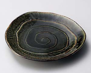 【まとめ買い10個セット品】和食器 イ181-138 匠織部三角6.0皿【キャンセル/返品不可】【メイチョー】