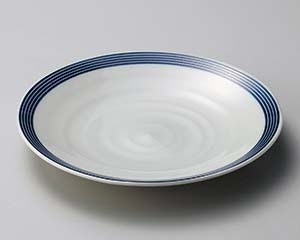 【まとめ買い10個セット品】和食器 イ181-108 せせらぎ8.0皿【キャンセル/返品不可】【メイチョー】