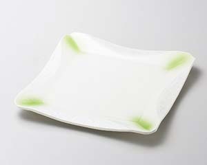 【まとめ買い10個セット品】和食器 ミ186-098 ラスターヒワ正角和皿【キャンセル/返品不可】【メイチョー】