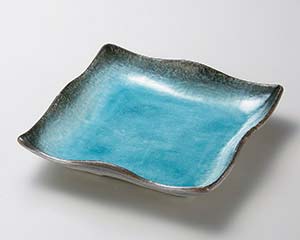 【まとめ買い10個セット品】和食器 ト187-138 スカイ23cm正角皿【キャンセル/返品不可】【メイチョー】