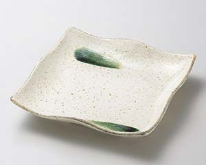 【まとめ買い10個セット品】和食器 ミ189-348 土化粧 正角7.0皿【キャンセル/返品不可】【メイチョー】