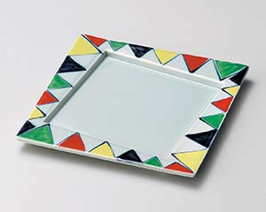 【まとめ買い10個セット品】和食器 ミ192-118 剣先正角前菜皿【キャンセル/返品不可】【メイチョー】