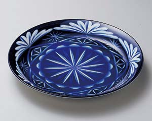 【まとめ買い10個セット品】和食器 ト207-228 キリコ絵26cm皿【キャンセル/返品不可】【メイチョー】