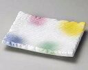 和食器 ユ223-018 しゃぼん玉しのぎ長角皿【メイチョー】