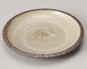 和食器 ア226-278 刷毛粉引14cm皿【メ�