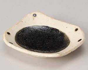 【まとめ買い10個セット品】和食器 ツ234-068 和黒(わっこく) ちぎり小皿【キャンセル/返品不可】【メイチョー】