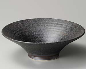 和食器 ユ245-078 いぶし霜降り 反高台10.0尺鉢【メイチョー】