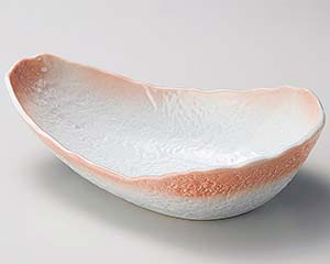 和食器 ホ251-138 ピンク吹クジラ鉢(大)【メイチョー】