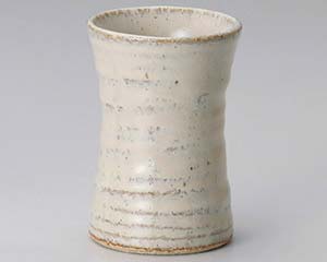 【まとめ買い10個セット品】和食器 テ275-098 白萩杵型カップ【キャンセル/返品不可】【メイチョー】