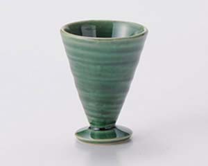 【まとめ買い10個セット品】和食器 イ287-458 織部 食前酒【キャンセル/返品不可】【メイチョー】