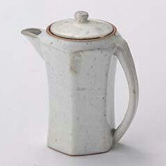 【まとめ買い10個セット品】和食器 テ293-018 粉引青磁たれポット【キャンセル/返品不可】【メイチョー】