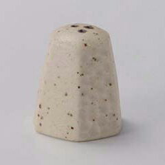 【まとめ買い10個セット品】和食器 ホ294-308 白御影六角胡椒入(三ツ穴)【キャンセル/返品不可】【メイチョー】