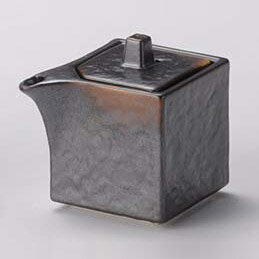 【まとめ買い10個セット品】和食器 ロ295-138 焼締四角汁次(小)【キャンセル/返品不可】【メイチョー】