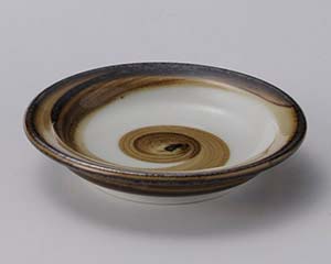 【まとめ買い10個セット品】和食器 ユ303-088 錆渦薬味皿【キャンセル/返品不可】【メイチョー】